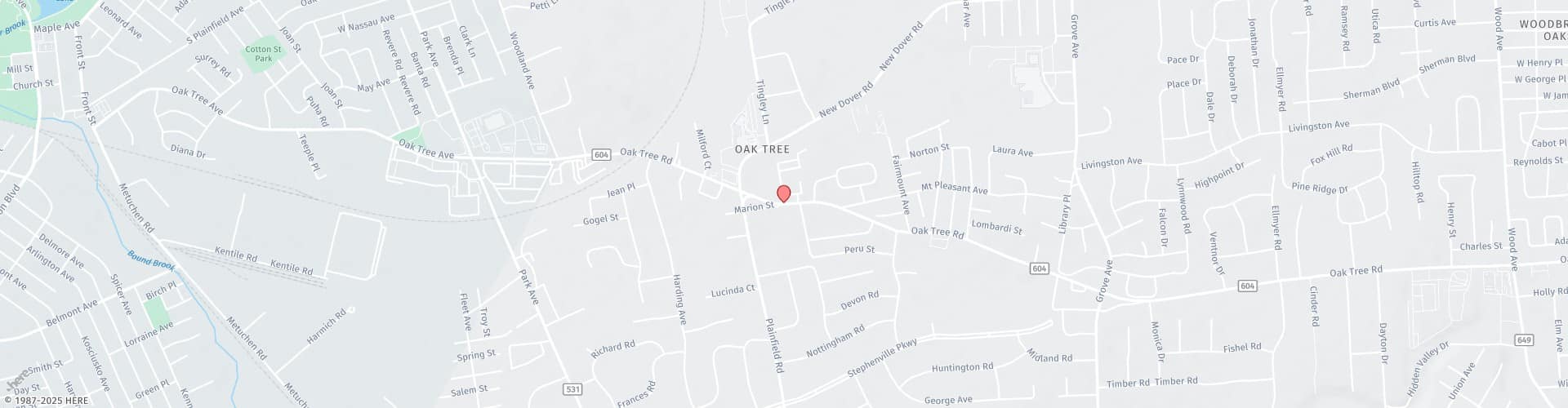 Location Map: 2060 Oak Tree Road Edison, NJ 08820